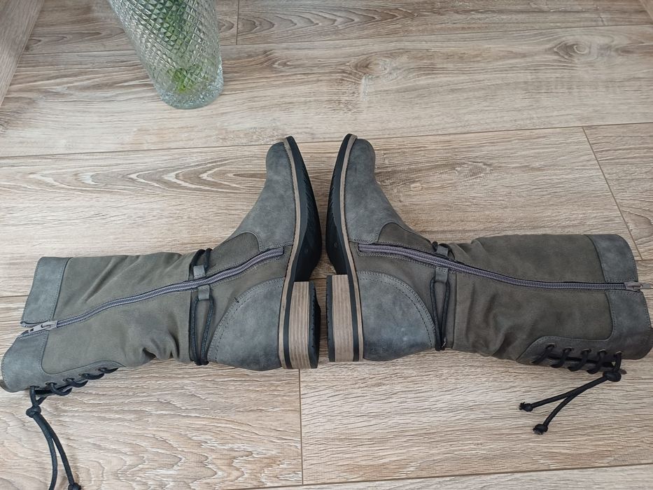 Zimowe kozaczki damskie Rieker rozm 40.