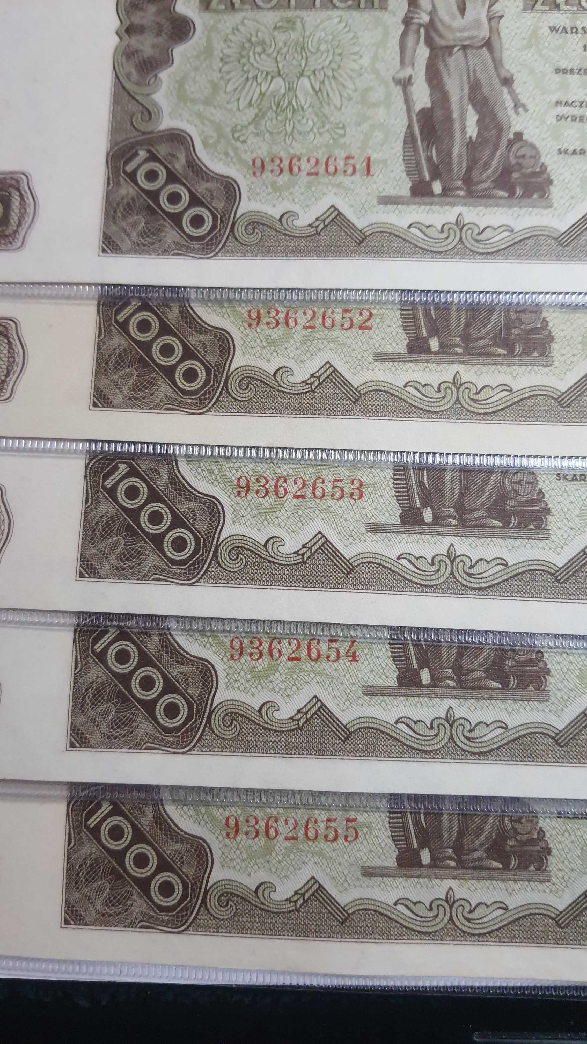 RARYTAS !!! 1000 złotych 1947 - kolejna numeracja UNC/UNC-