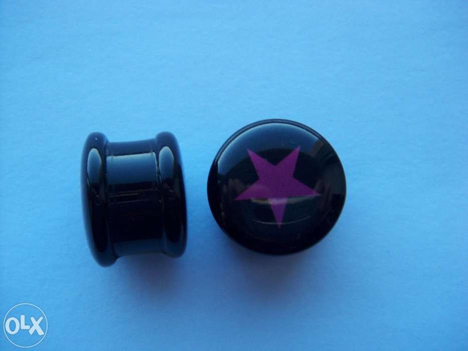 Piercing plug estrela 14 mm