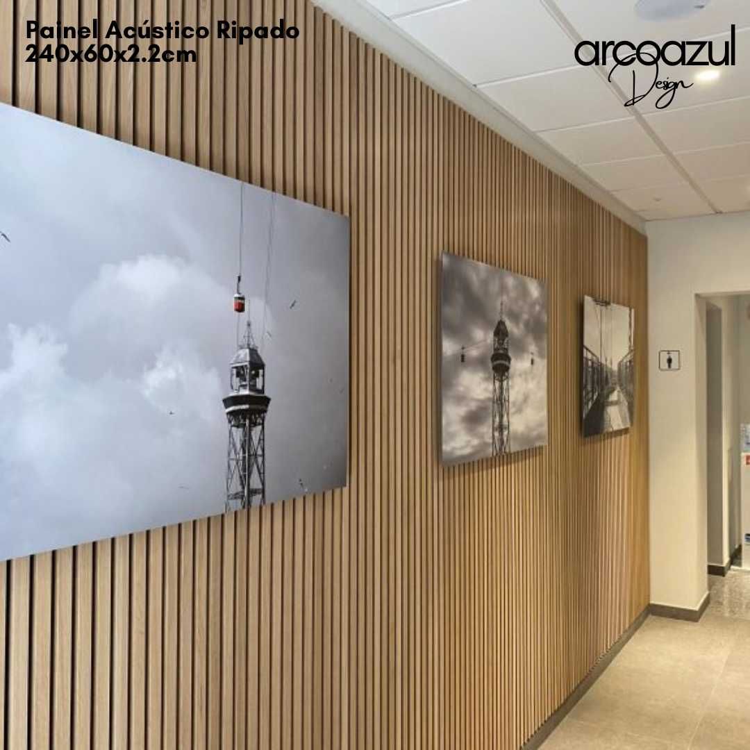 Painel de Ripas Acustico - Várias cores By Arcoazul Design