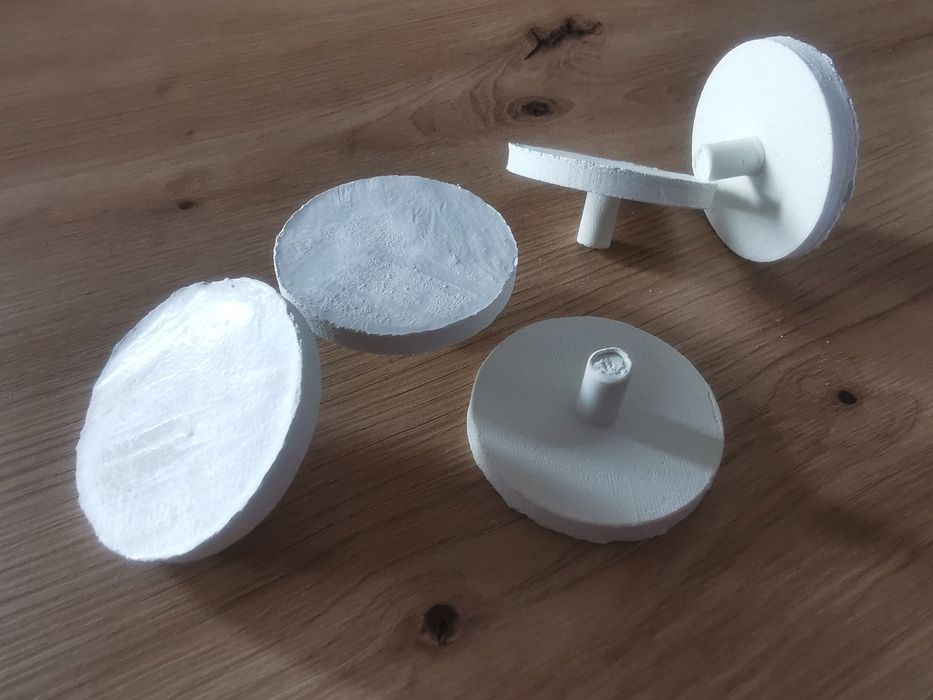 Podstawki pod koralowce korale szczepki duża podstawka 6cm średnica