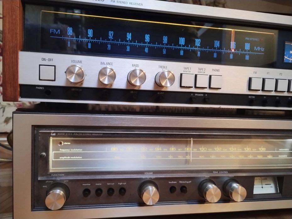 Amplituner Tandberg 2025 piękny Luxman Sansui