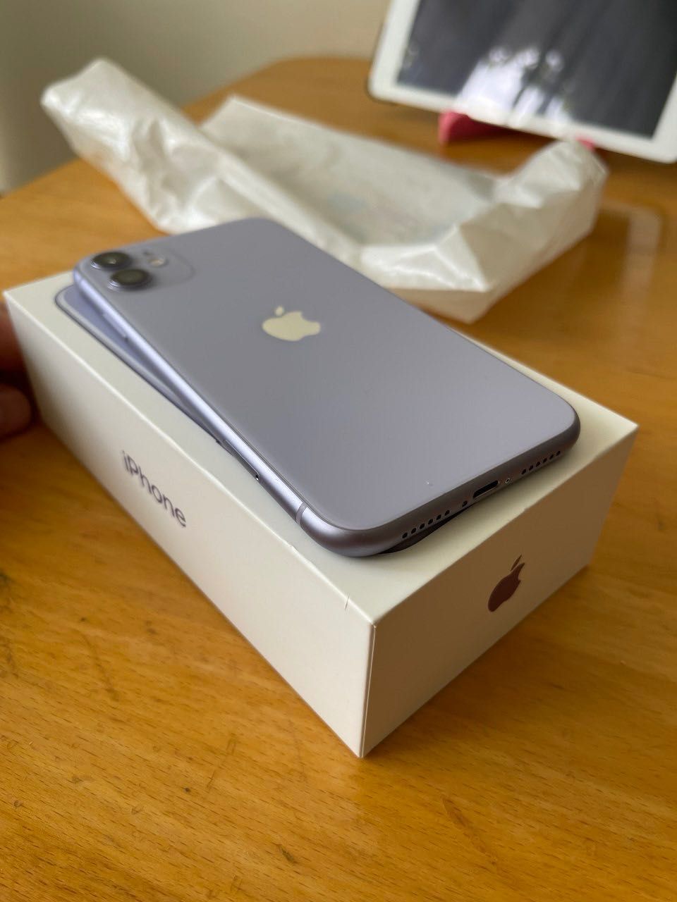 iPhone 11 128 ГБ Purple, ідеальний A2223, 2 SIM, нова батарея