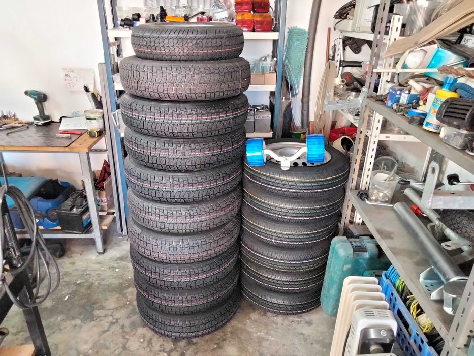 eixos,rodas e acessorios para reboque / atrelado