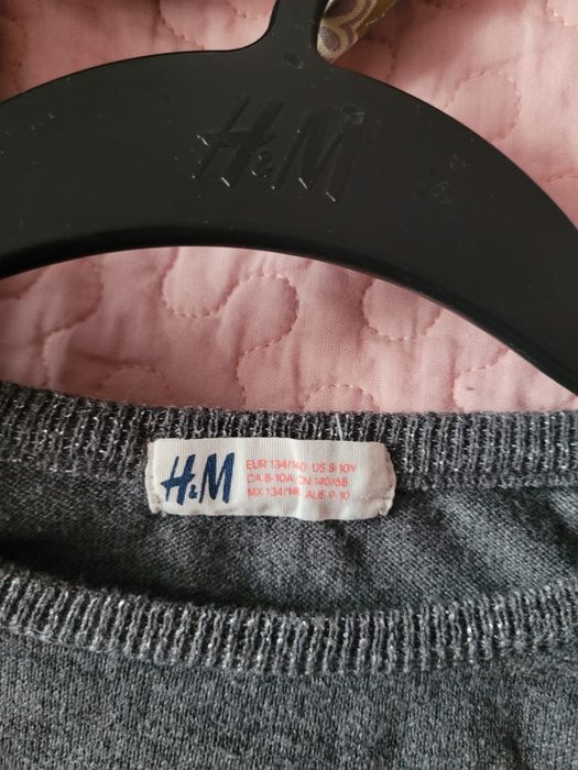 Sukienka H&M z łączonych materiałów