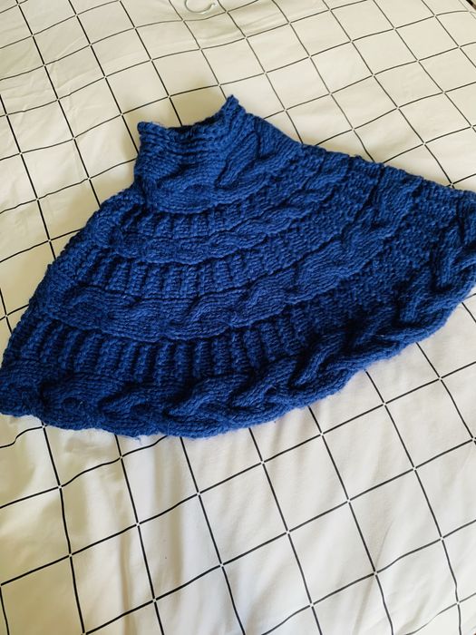 Poncho azul Benetton