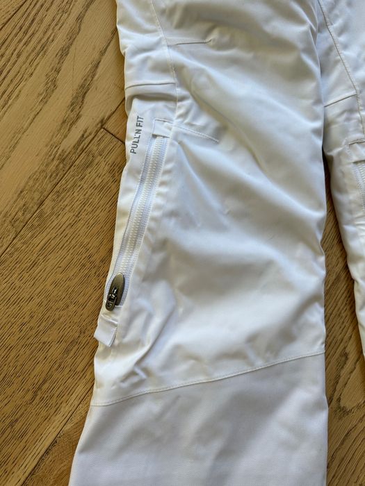 Spodnie zimowe narciarskie 10 lat / roz. 133-142 Wedze białe