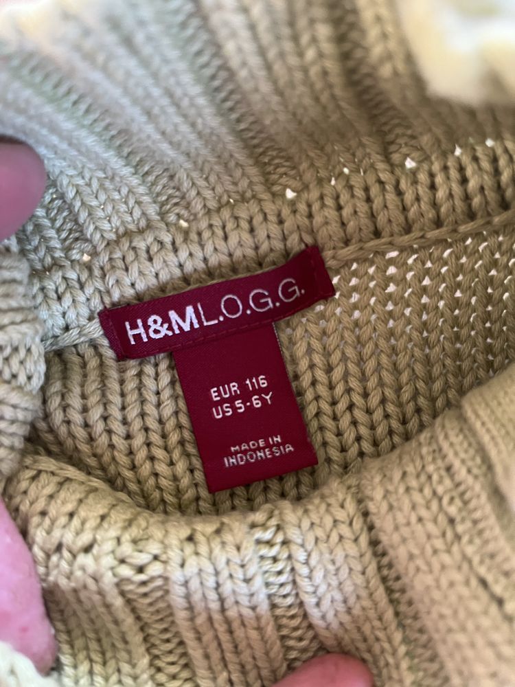 Sweterek dla dziewczynki h&m - rozpinany