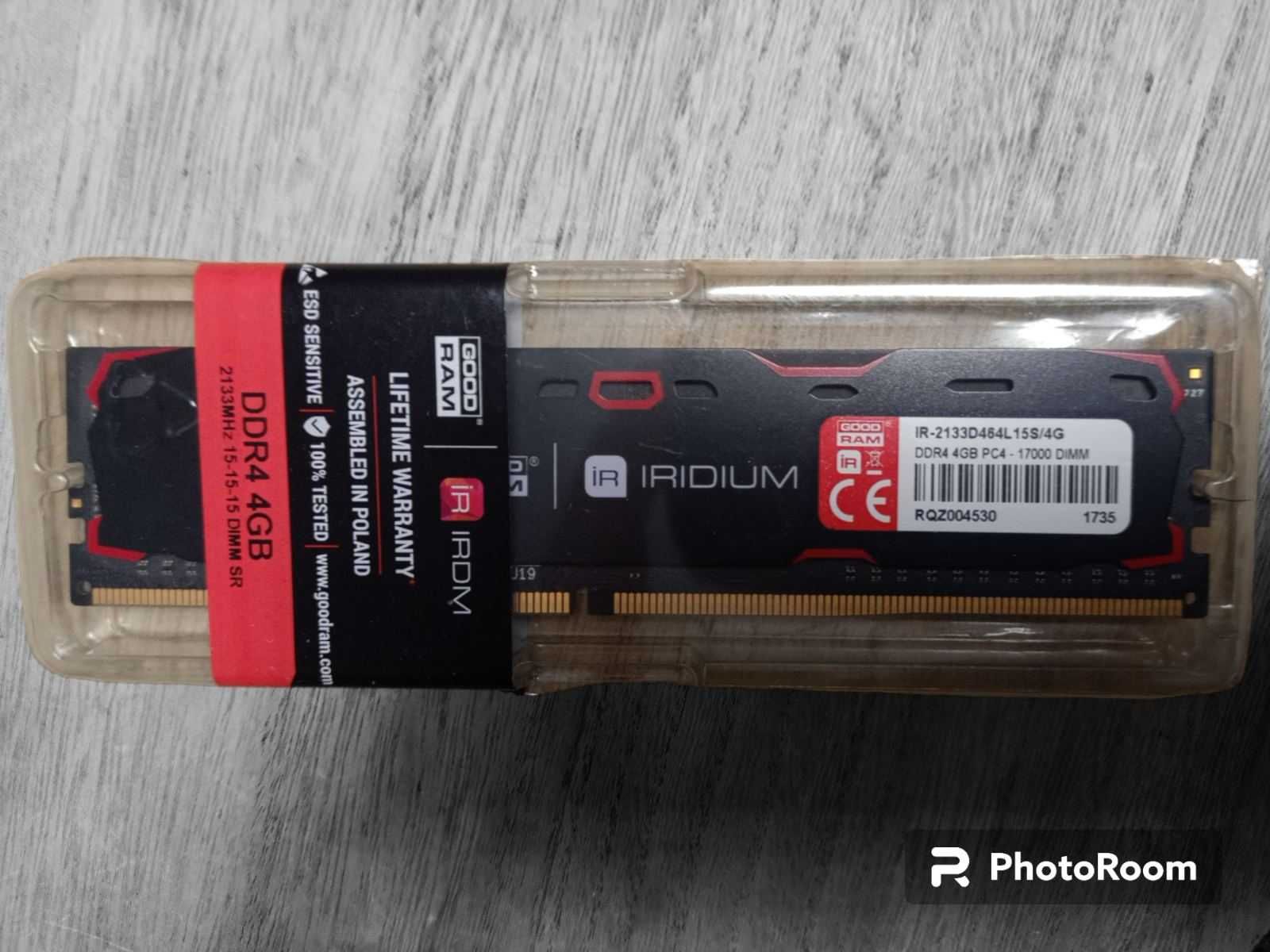 Оперативна Пам'ять 4Gb DDR4, 2133 MHz, Goodram Iridium