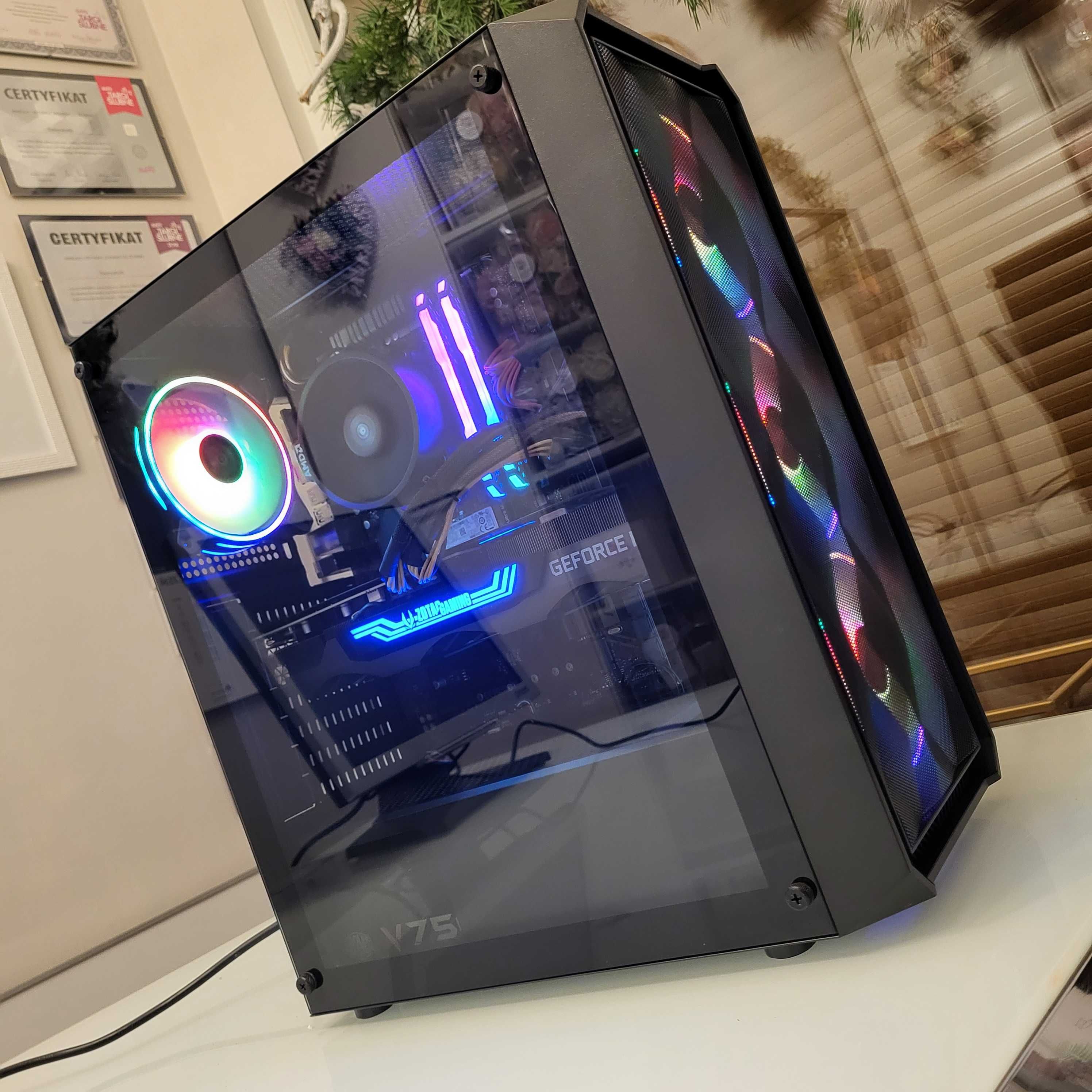 Komputer RTX 3080 i5-12400 ram 16gb 512 ssd gamingowy Mocny