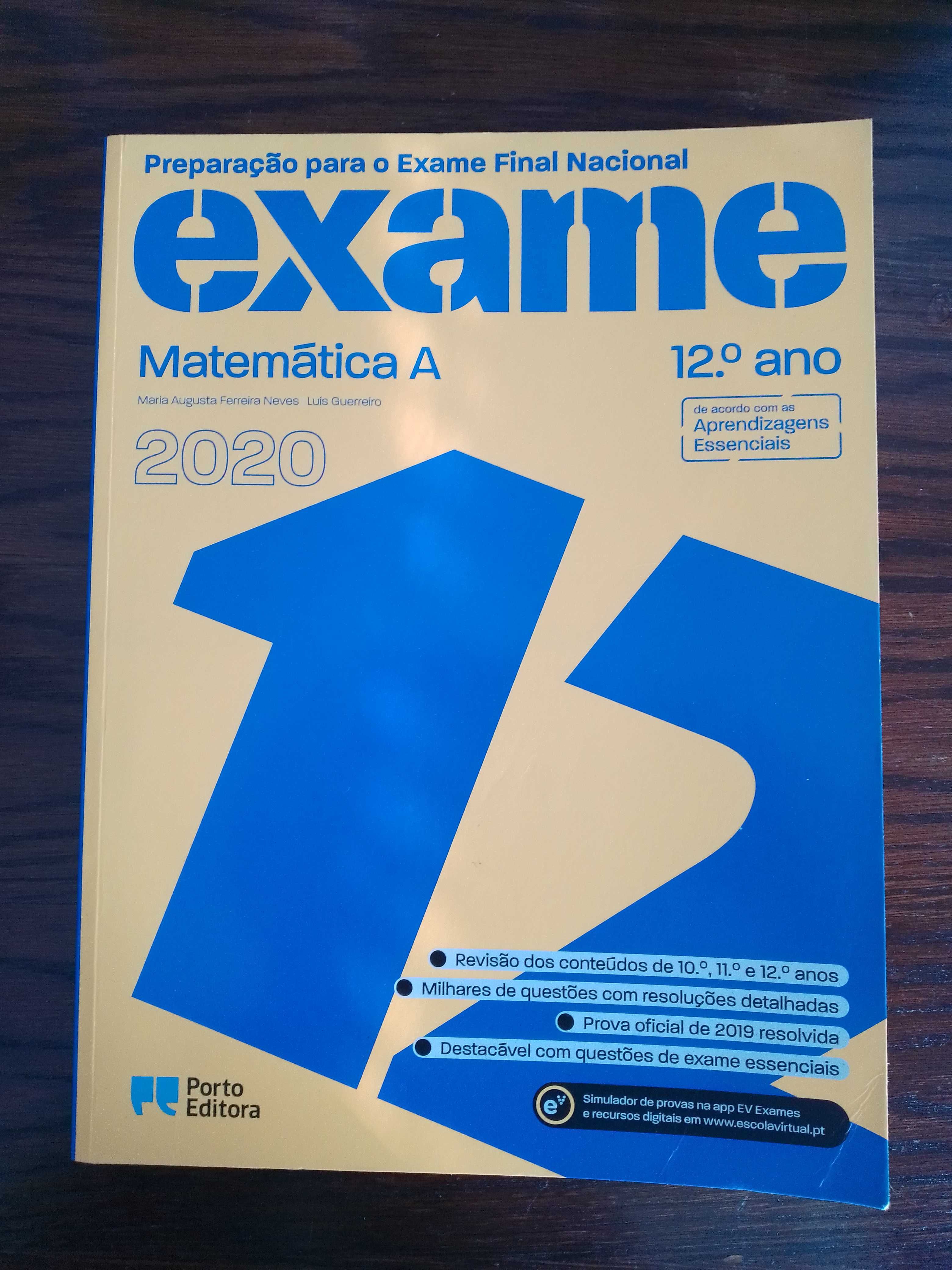 Livro de Preparação para Exame Nacional - Matemática A