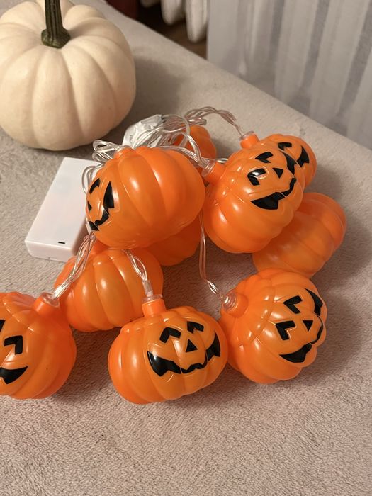 Nowe lampki dynie halloween