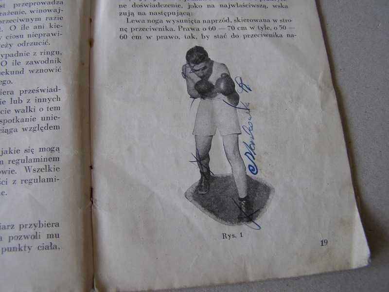 Co każdy o boksie wiedzieć powinien -W.Junosza Dąbrowski 1928r.