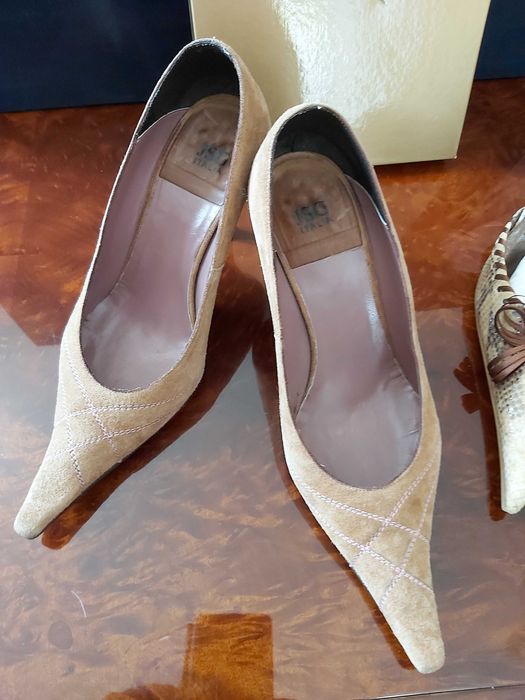 Buty włoskie czółenka i klapki