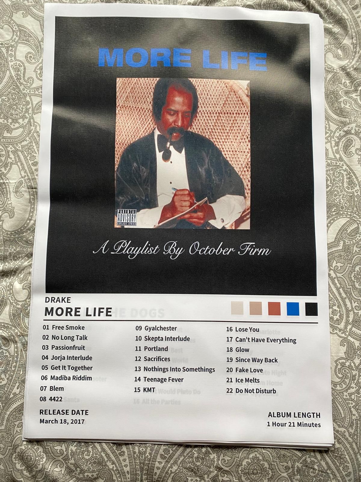 Poster drake para moldura 40x60