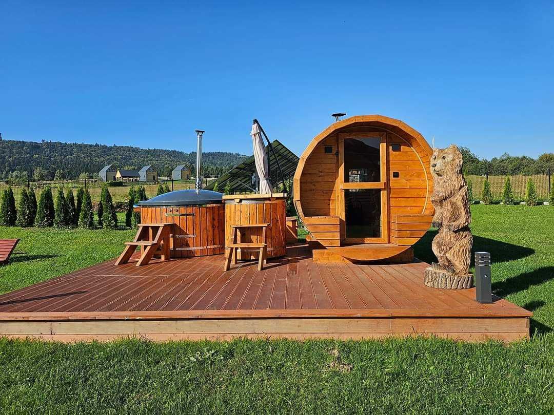 KOMPLET SPA JACUZZI SAUNA BECZKA od producenta transport