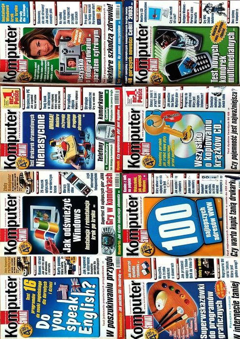 Komputer Świat 2003 rok  26 wydań  gazeta magazyn komputery