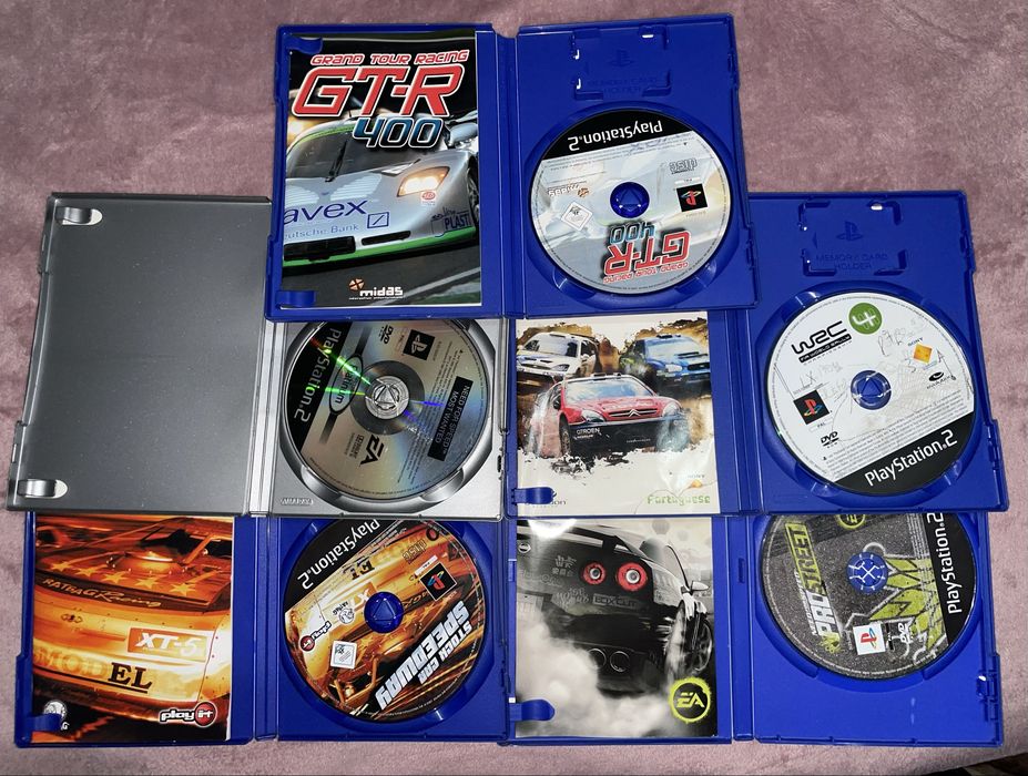 Vendo lote de 11 jogos originais PlayStation 2.