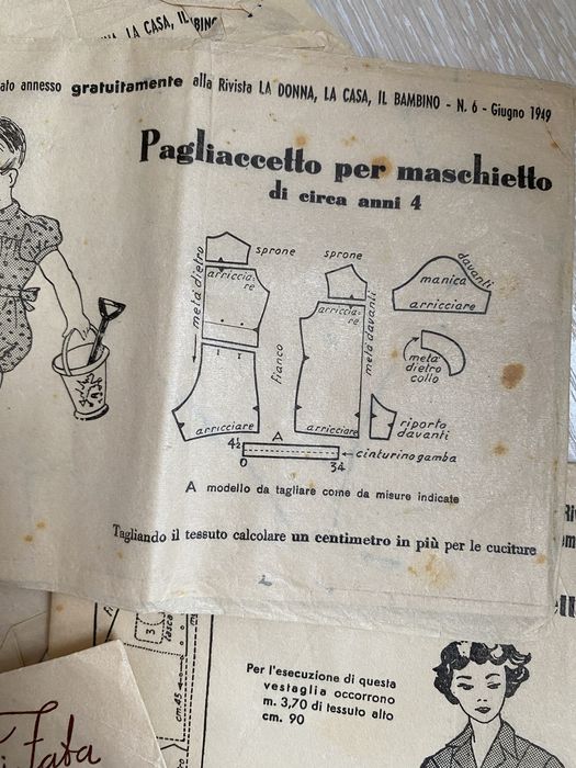 Викрійки вінтажні мода шиття