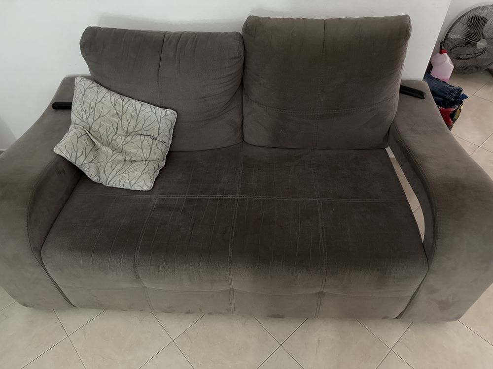 Sofa de 3 lugares chaise long mais 2 lugares