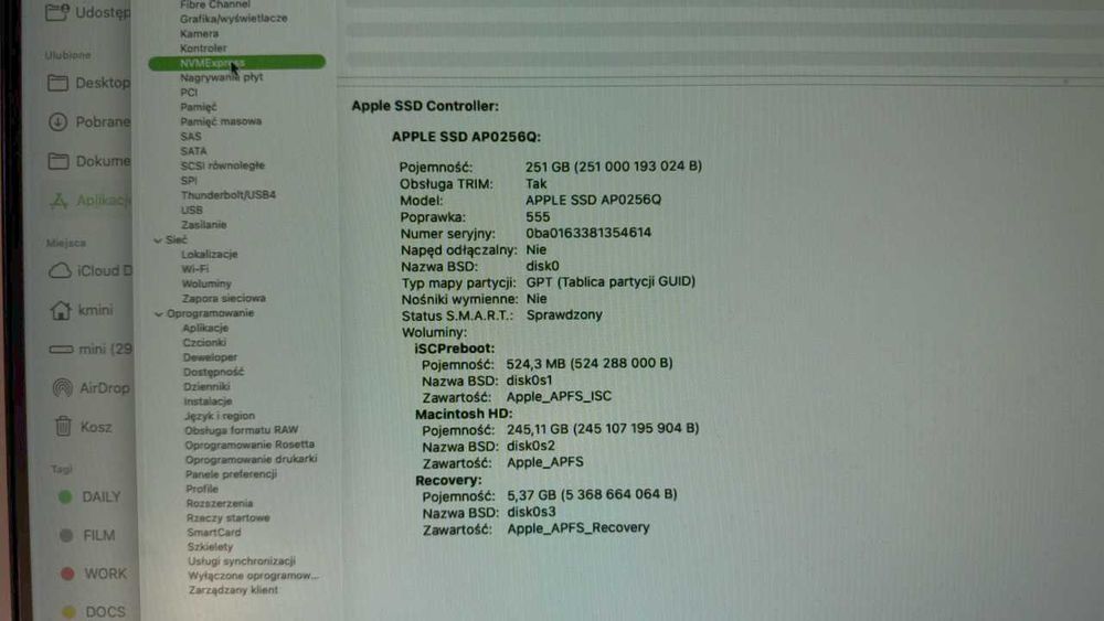 Mac mini M1 16gb RAM 256 SSD (2020) w pudełku