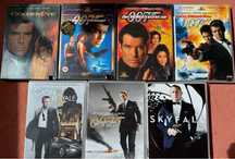 James Bond 7 filmow DVD Brosnan Daniel Craig