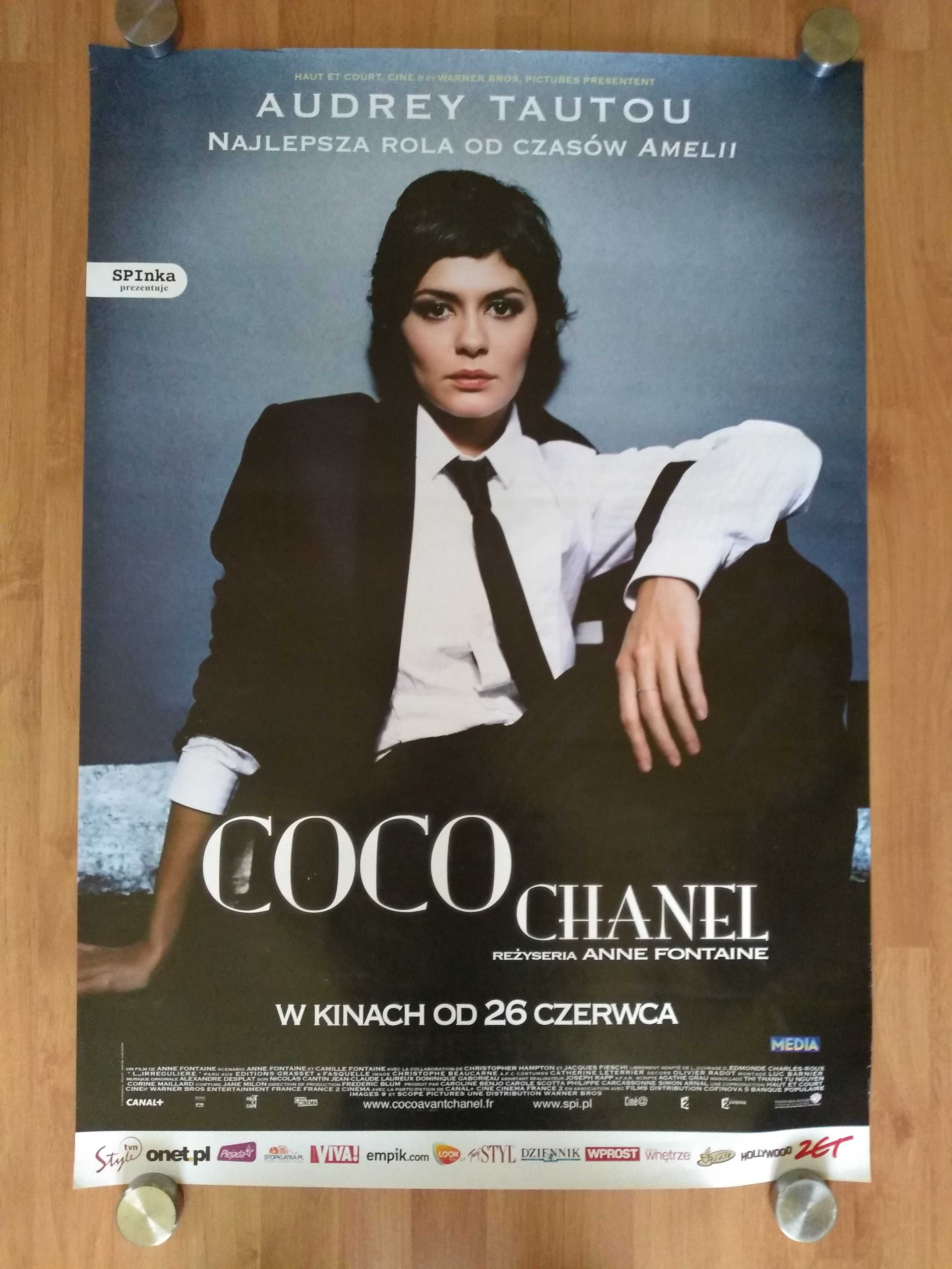 COCO CHANEL/Oryginalny plakat filmowy z 2009 roku.