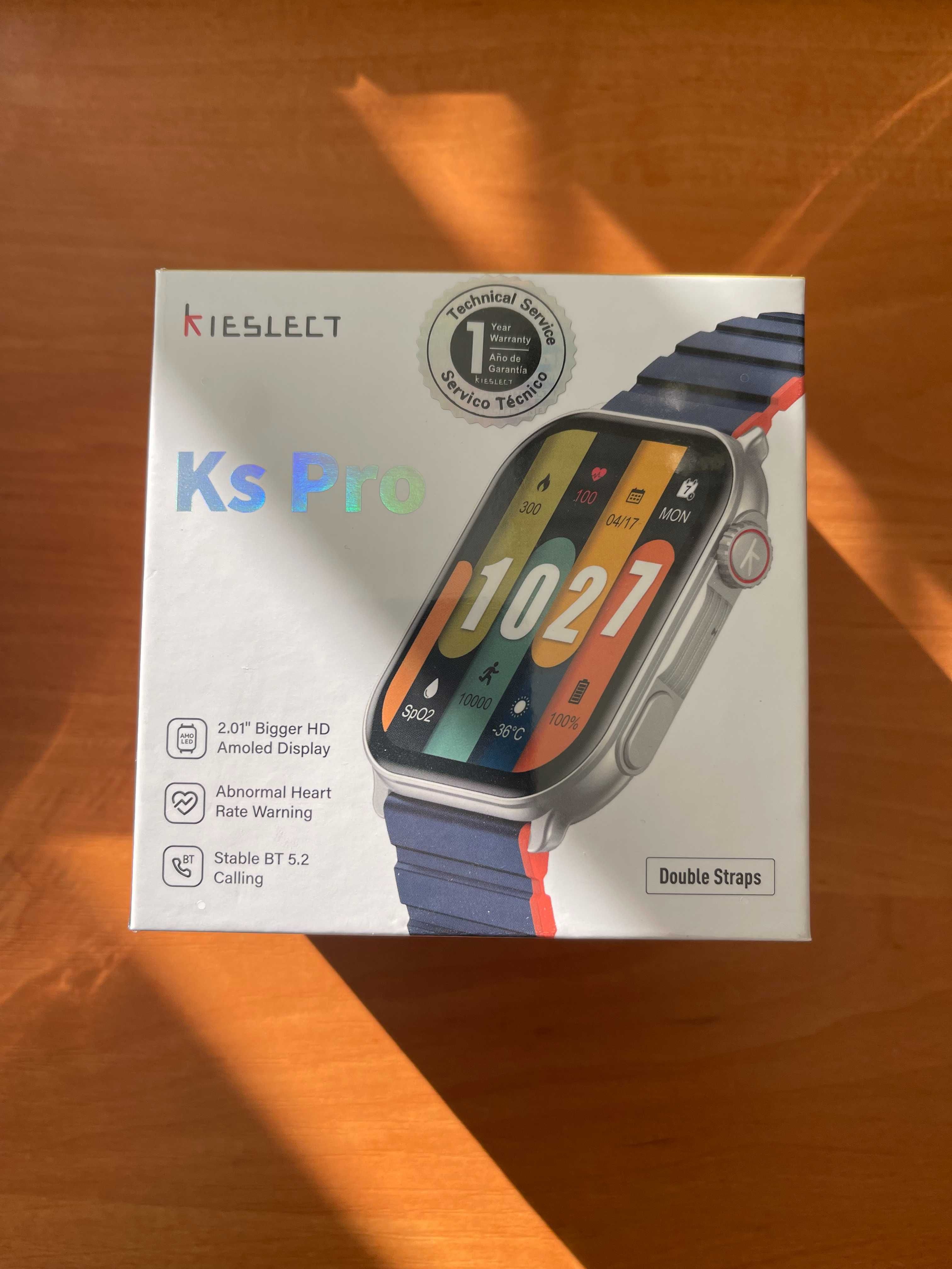 Смарт-часы Kieslect Smart Calling Watch Ks Pro Silver