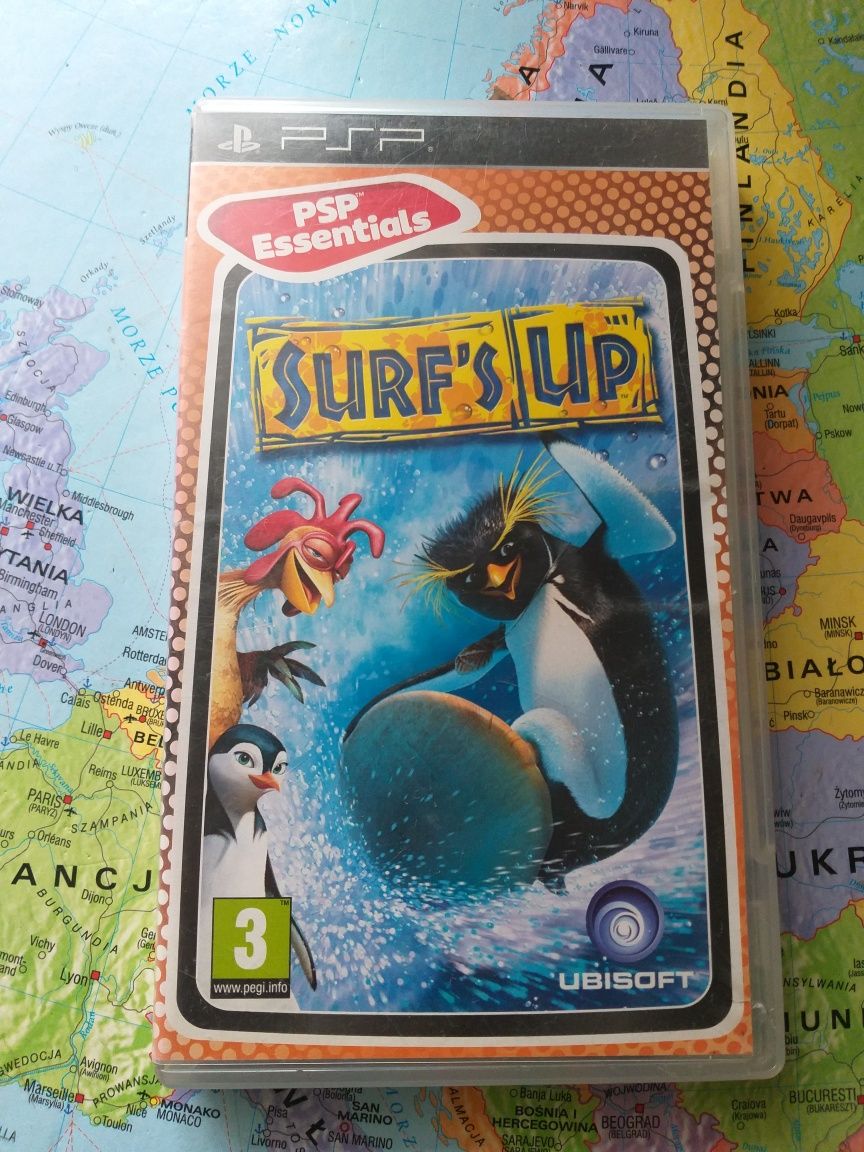 Gra Sony psp surfs up na fali surf's