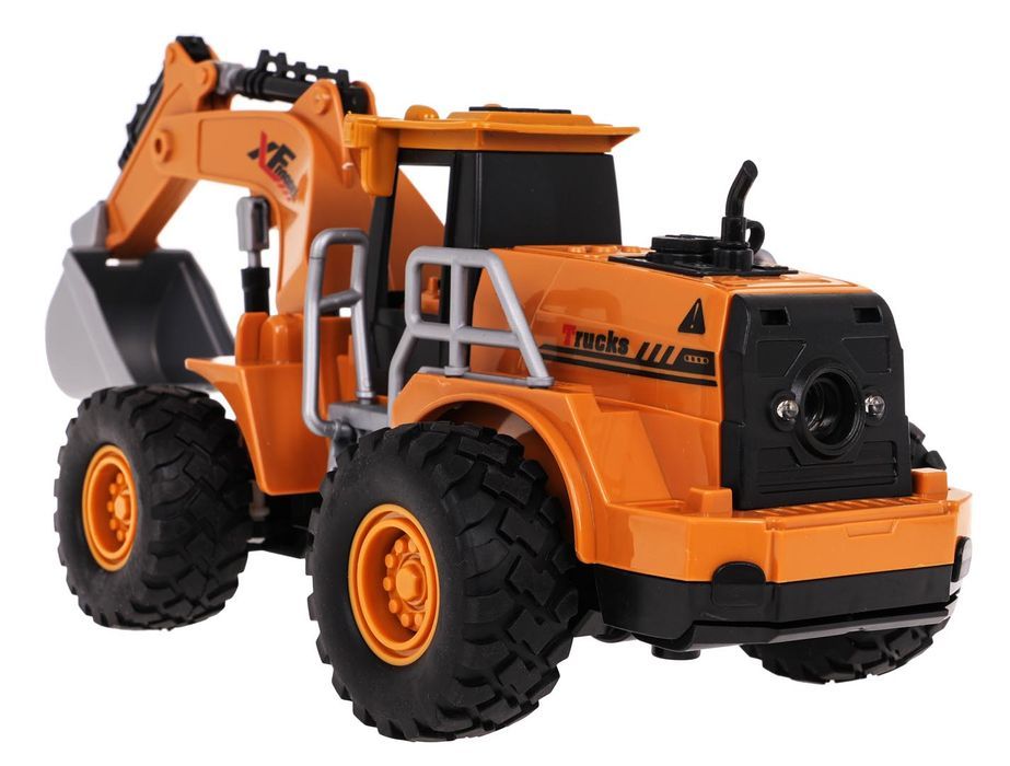 Koparka Z Funkcją Świateł I Dymu R/C Zdalnie sterowane