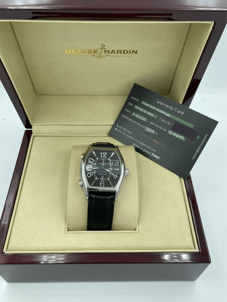 Zegarek Ulysse Nardin Michelangelo Automatic Automat po serwisie