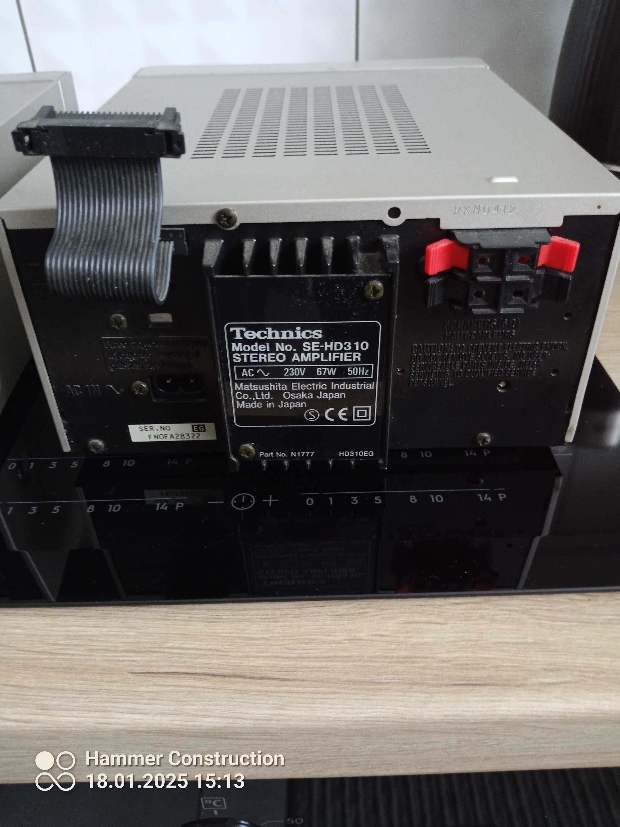 Sprzedam Elementy Wieży Wzma. Magne. Mechan. Technics HD 310