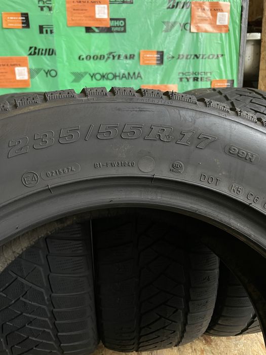 235/55 R17 Dunlop SP Winter Sport Резина б/у зима склад