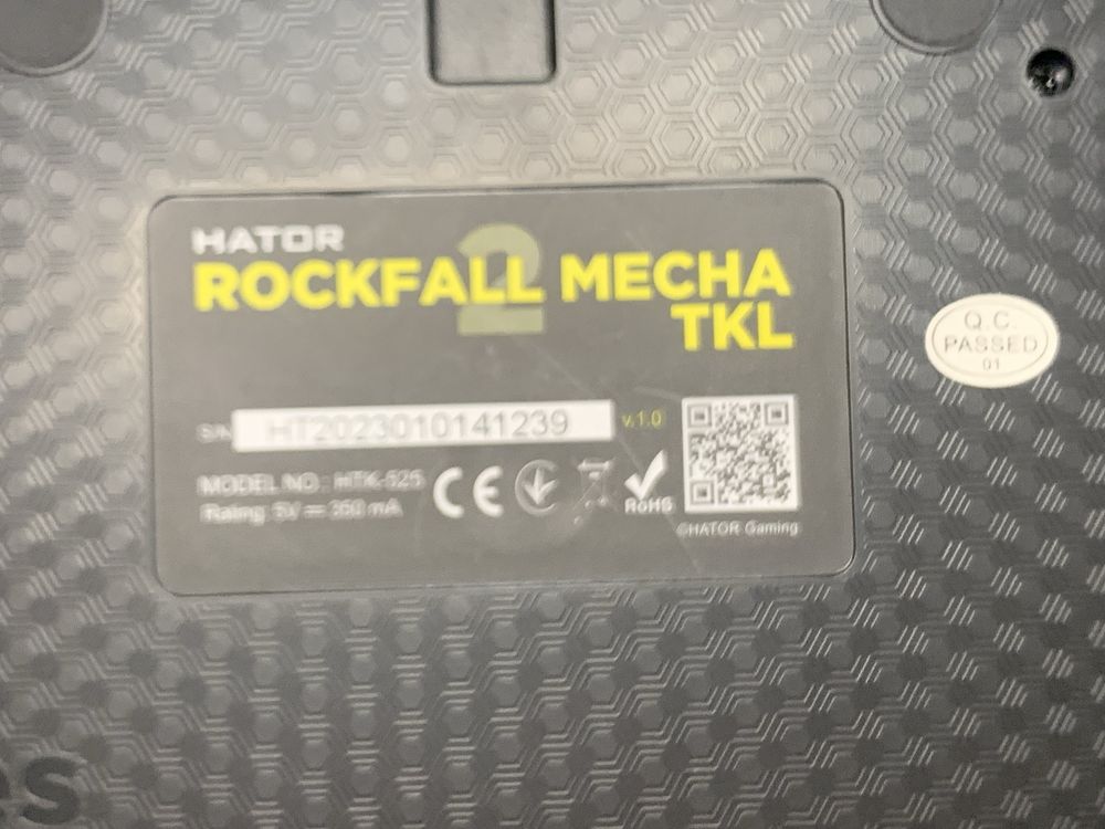 hator rockfall 2 mecha tkl