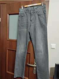 Spodnie jeans szare dla wysokiego C&A w30 l32 nowe bez metki