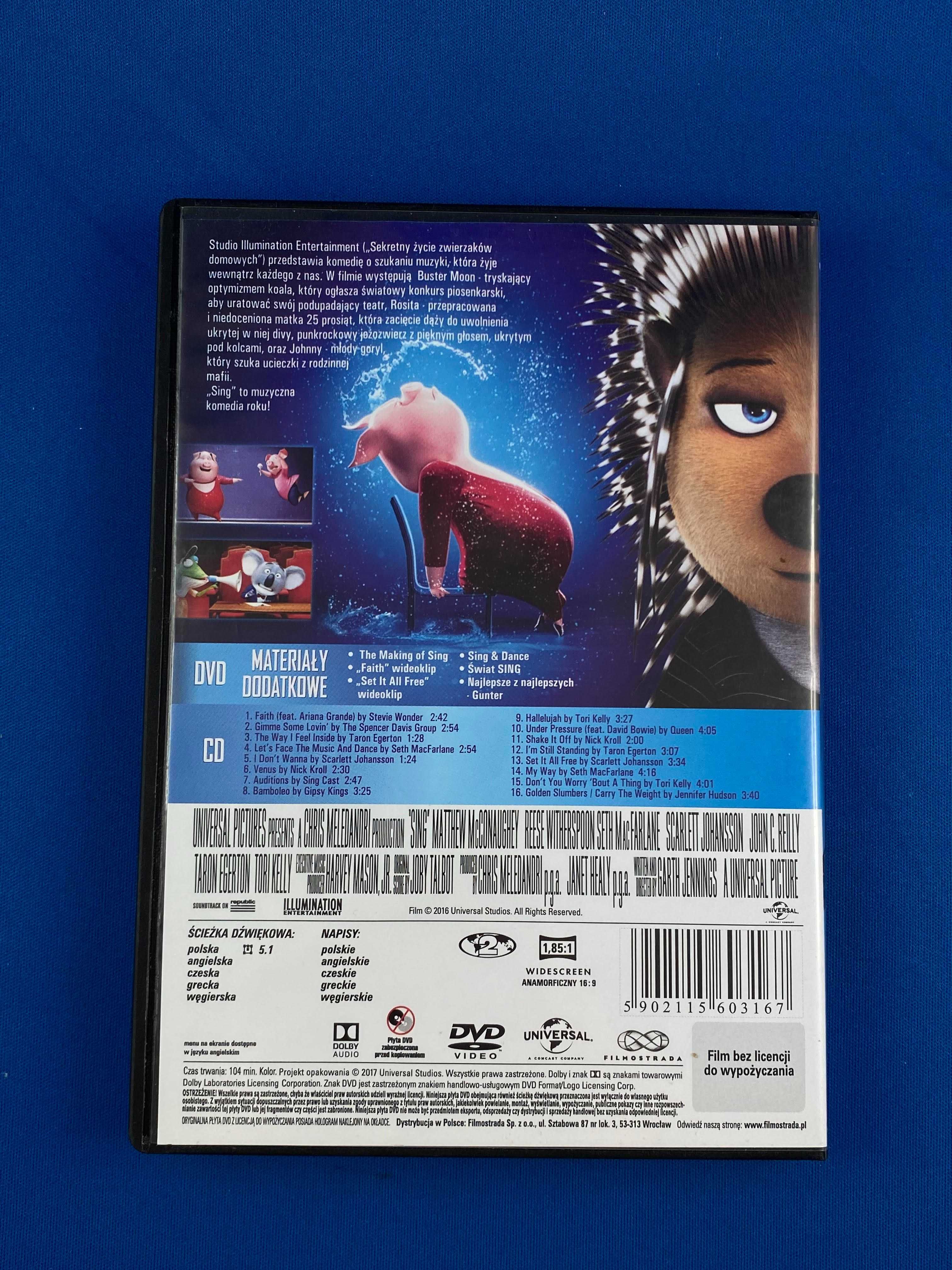 Płyta DVD Illumination przedstawia Sing