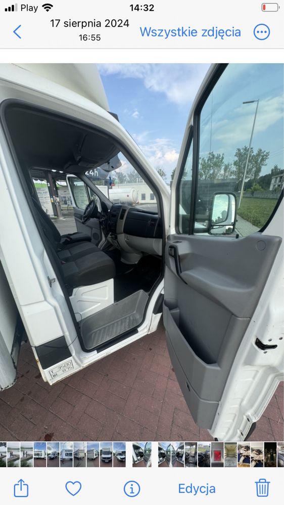 Vw Crafter 2.0 TDI kontener winda FV