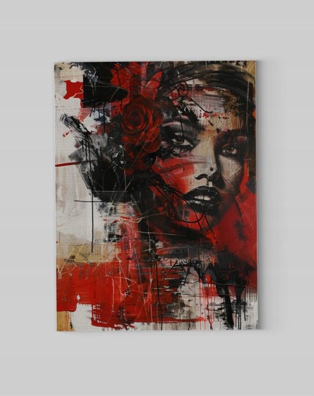 Obraz na płótnie "Emocje w Kolorze" 75x100 cm - Sztuka nowoczesna