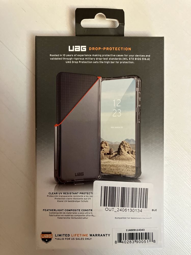 Etui pancerne UAG Plyo iPhone SE 2022 / 2020 / 8 / 7 przezroczyste