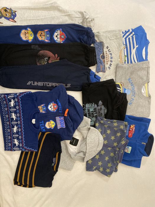 Paka ubrań dla chlopca r. 116 (15 szt. x 5 zl)