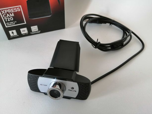 Webcam NGS Xpresscam 720 (720P HD - Microfone Incorporado)