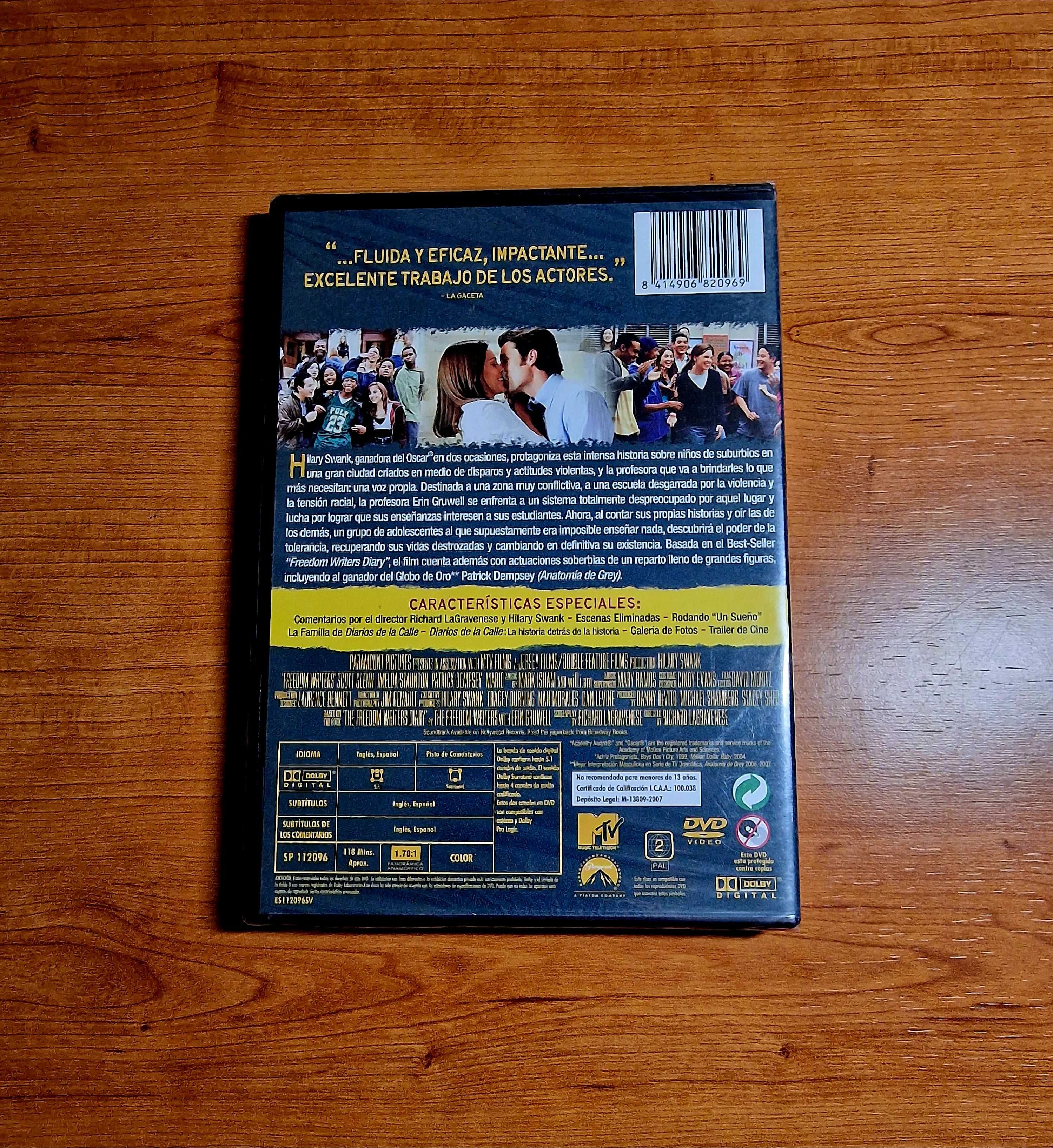 DIARIOS DE LA CALLE (Páginas de Liberdade) Hilary Swank NOVO