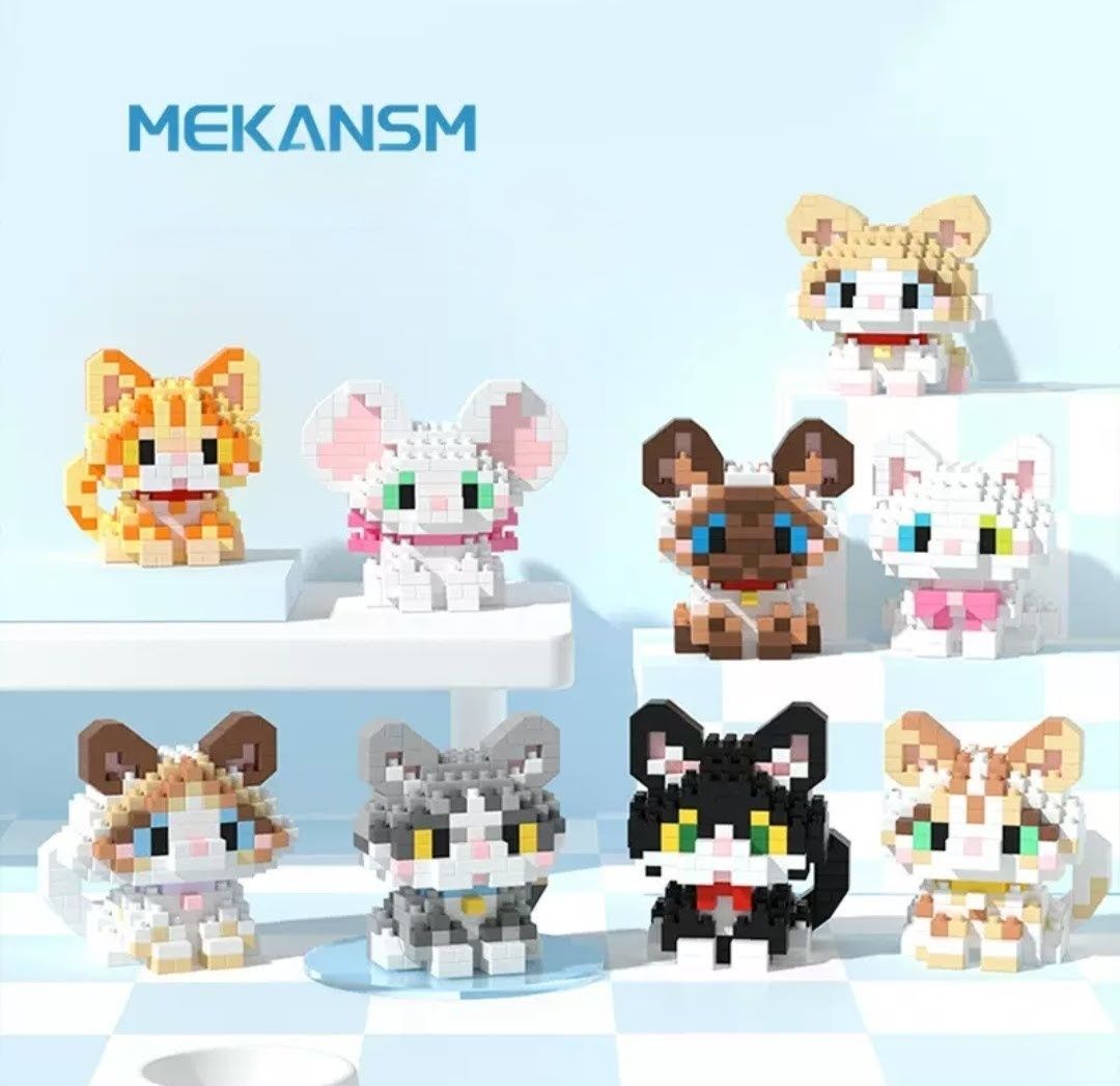 Конструктор bricks у вигляді собак і котів – чудовий подарунок