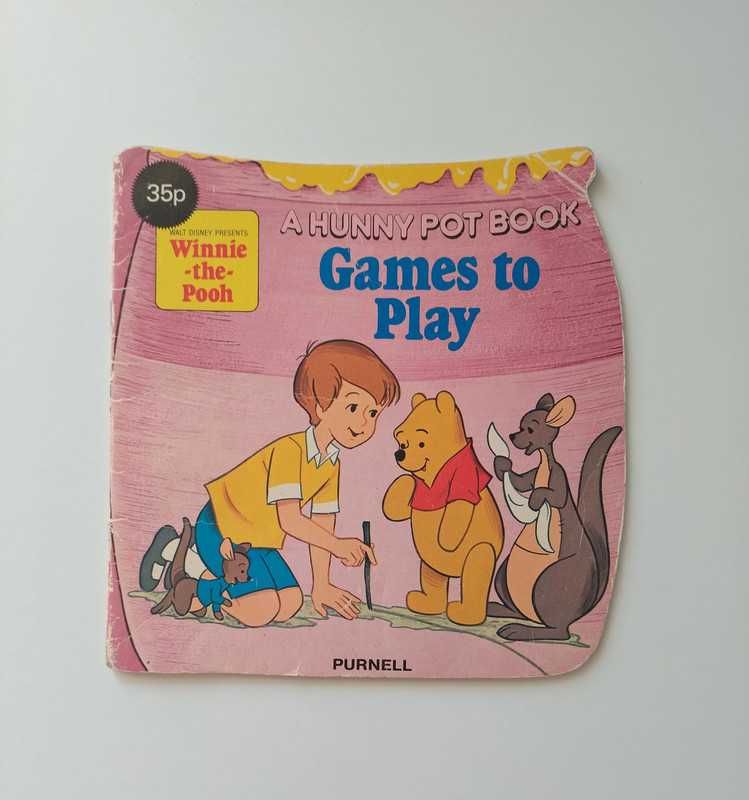 Winnie the Pooh and His Friends Games to play Vintage book 1981 Disney
