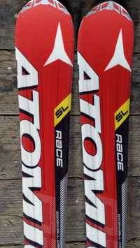 Narty Race SL 156 cm i buty Atomic B90 roz. 26,5/27cm