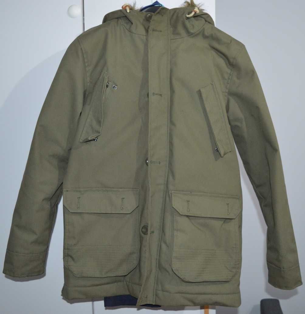 Kurtka meska z kapturem, Soulcal, khaki