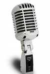 mikrofon klasyczny retro wokalny dynamiczny srebrny XLR silver nowy