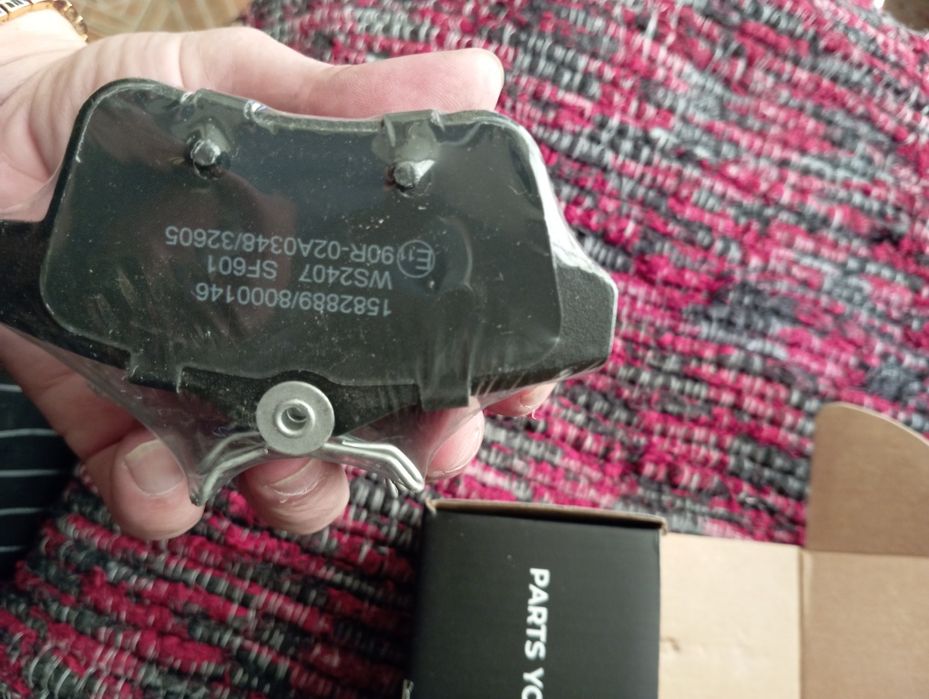 Pastilhas de travão frente