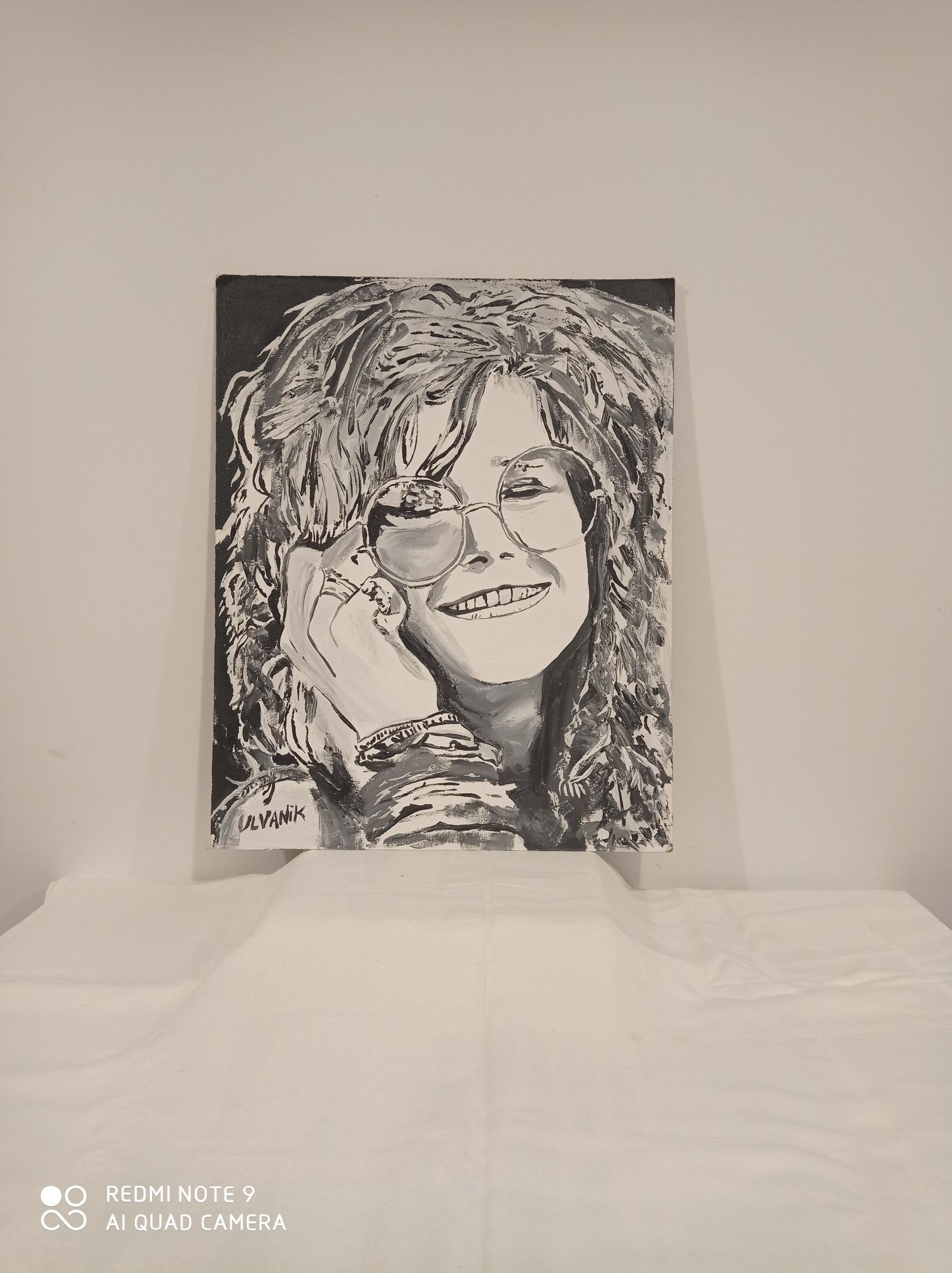 Janis Joplin piosenkarka.Obraz.