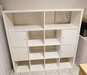 Regał ikea kallax 4x4 z szafkami